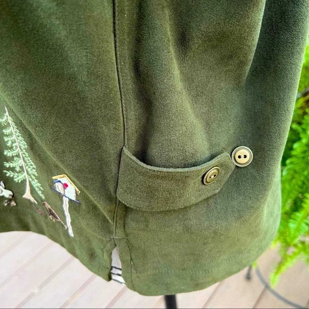 Unique Christopher & Banks Embroidered Jacket - Picture 3 of 14